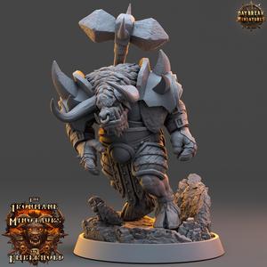 Brakthar Deathbringer - The Ironmane Minotaurs of Emberhold