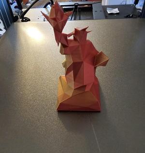 Statue of Liberty Low Poly Sparkler holder