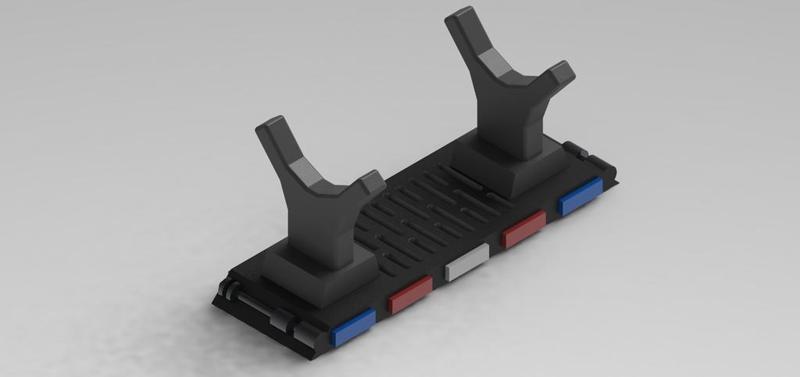 Lightsaber Stand - Imperial Themed