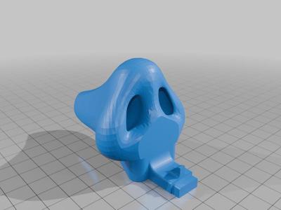 Glasses holder nose
