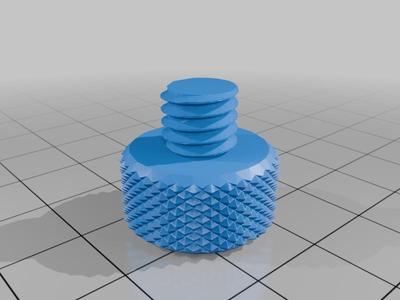 Microphone camera screw thread adapter 3/8" inside collar