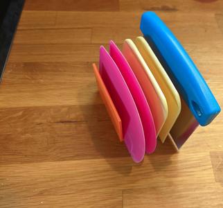 Dough scraper holder