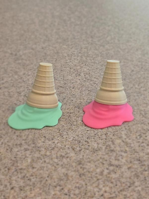 Mini Melting Ice Cream Magnets