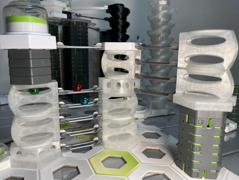 Zigzag Fall for Gravitrax v2 - Vertical Version