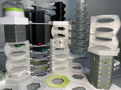 Zigzag Fall for Gravitrax v2 - Vertical Version