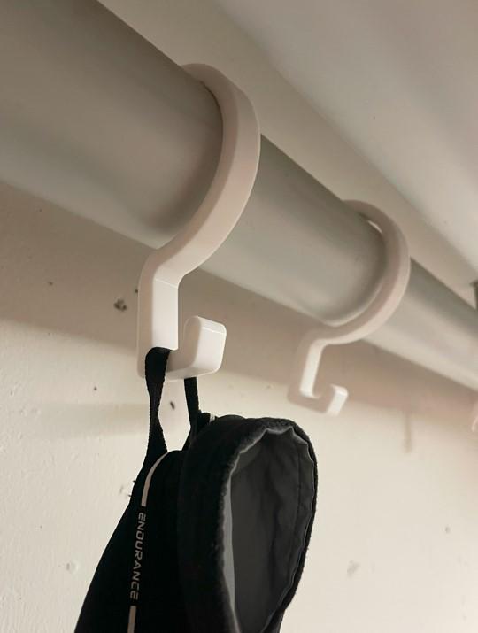 hook for isolated installation tubes, Haken für isolierte Rohr, 70mm diameter