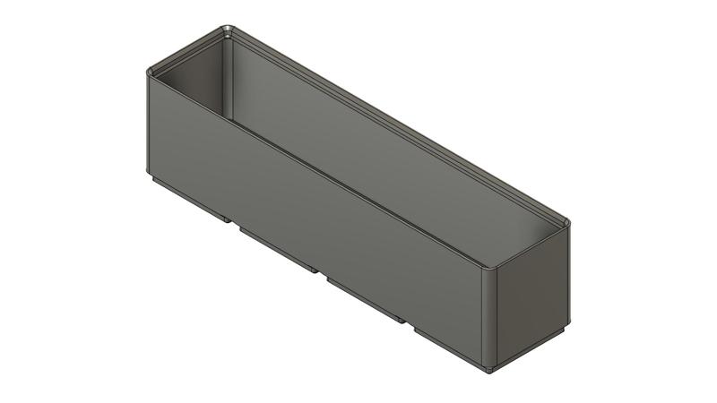 Gridfinity 4x1x1 B=167.5mm H=45mm D=41.5mm box