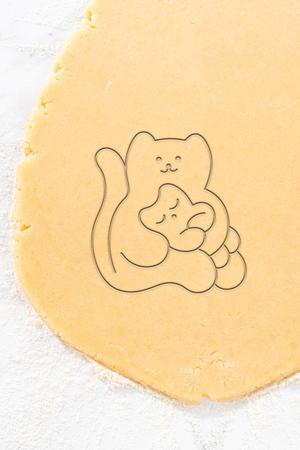 Mom Cat Cookie Cutter, Biscuit Cutter