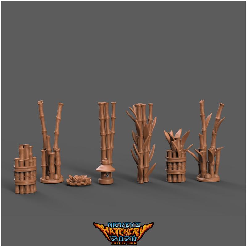 Bamboo Scatter Terrain Pack