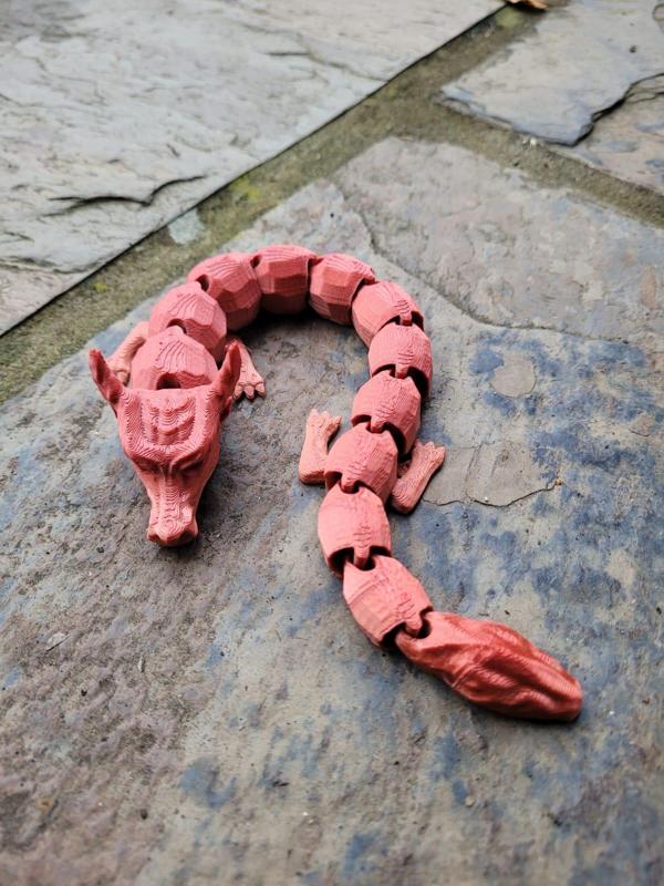 Articulated dragon fidget