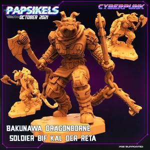 BAKUNAWA SPACE DRAGONBORE SOLDIER BIF KAL DER RETA