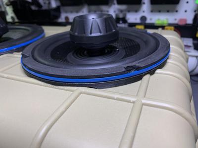 Galeforce 6.5" F165 Apache 3800 Rib Spacers with Bottom of lid Stiffening rings and center stiffener