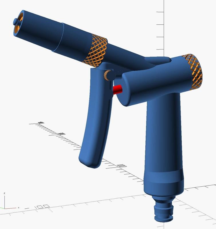 Garden hoze sprayer with trigger and quick-fit coupler