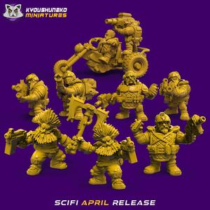April 2021 Sci-Fi Release - Space Dwarves