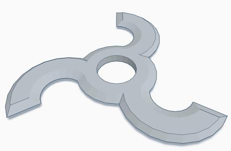 Tri-blade Shuriken v2.0