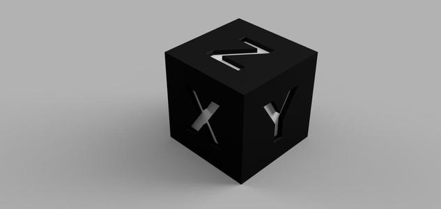 Calibration Cube Fusion 360 20mm