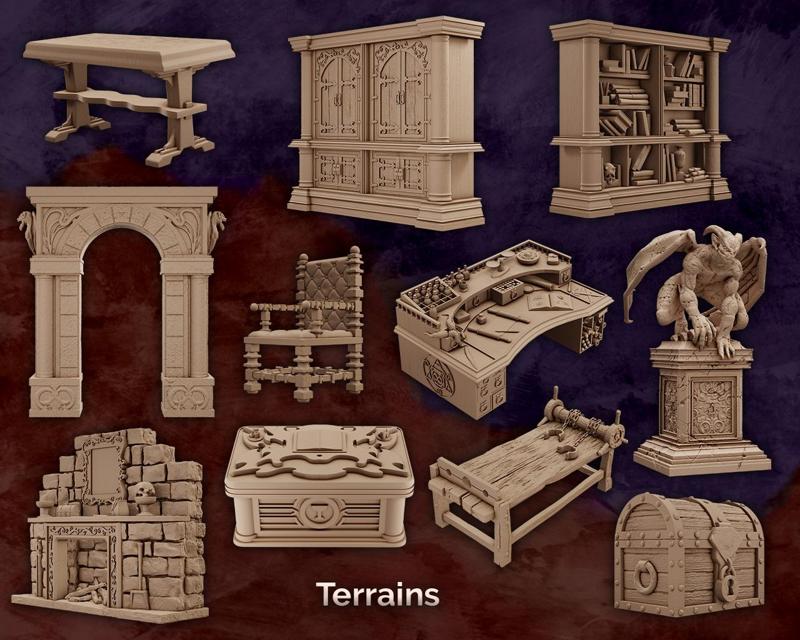 All terrains - Midnight Manor