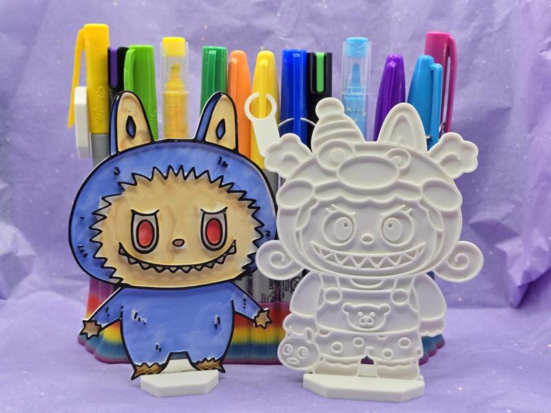 Cute Labuba La Bu Bu La Boo Boo Coloring Fun