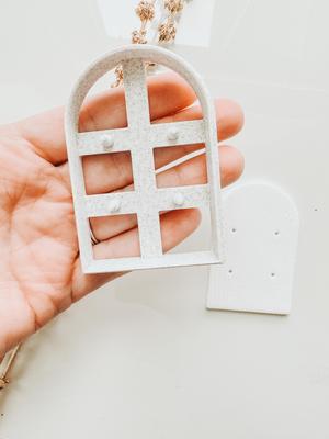 Arch Stud Earring Card - Double Rows