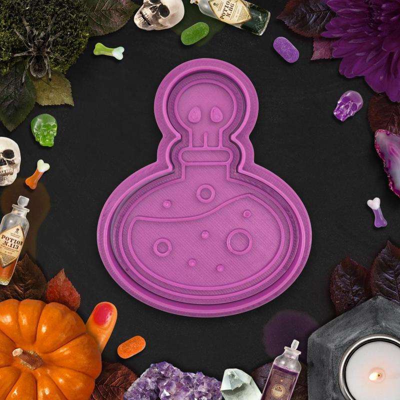 Halloween - poison potion cookie cutter / stamp