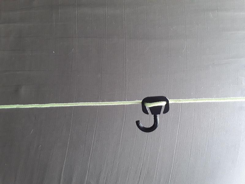 Camping hook for a Rope