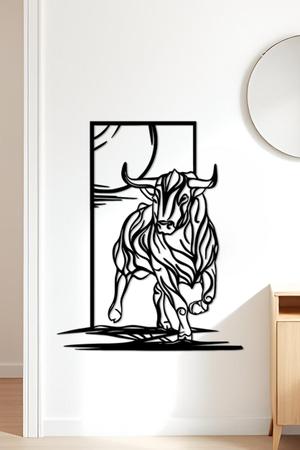 Bull Wall Art, Wall Decor, Home Decor