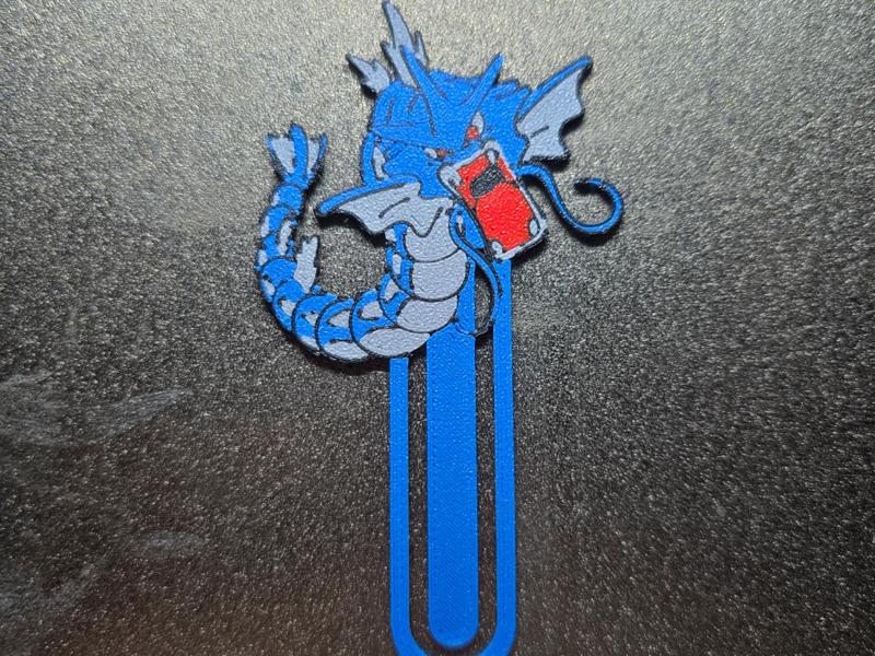 Gyarados Pokemon Baby Bookmark