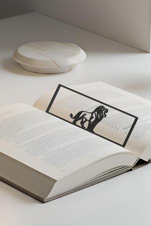 Lion Bookmark, Creative Bookmark, Gift Idea