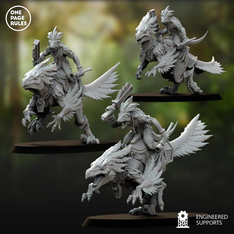 Deinonychus Riders - Saurians