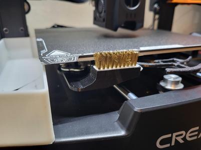 Ender 3 V3 KE/SE Auto Nozzle Cleaning Brush Mount