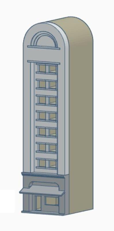 Japanese Apartment N-scale
