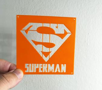 Superman Stencil
