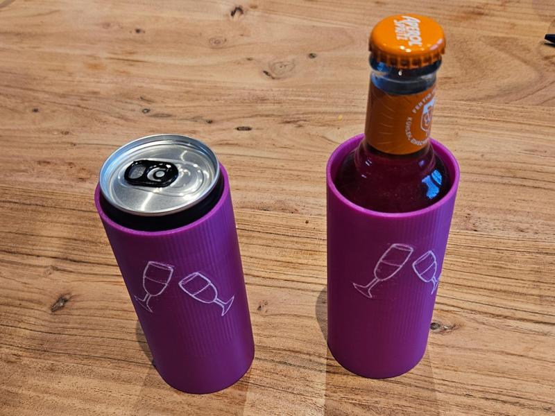 Bottle or Can Cozy (with Logo)
