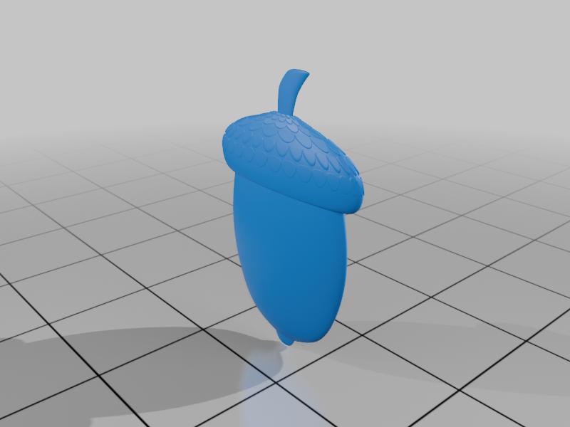 Acorn - Raised Relief 