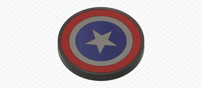 Captain America Coaster