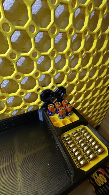 Multiboard 23A 12V Battery Multibin Insert 1x1x0.5