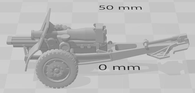 M1918 or 155C mle 1917 155mm Howitzer (Limbered)