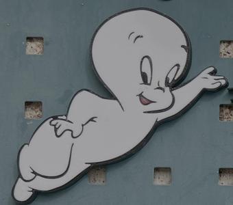 Casper the Friendly Ghost Halloween Magnet