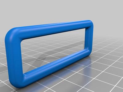 Webbing Square Ring For Adjustable Strap 2"