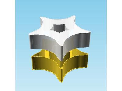 Shuriken 006A, nestable box (v2)