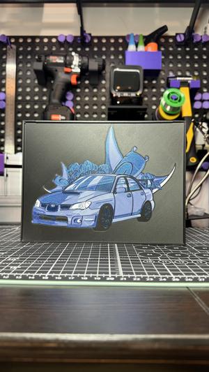 Framed Subaru