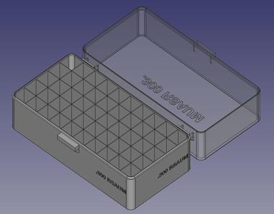 .300 RSAUM, Spring Latch, PIP Hinge Modular Ammo Box