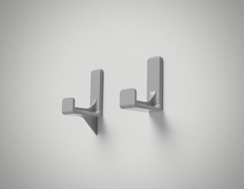 Adhesive Wall Hooks (IKEA Tjusig Styled)