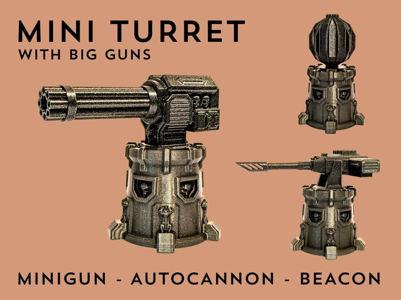 Mini Turret (40K Terrain)