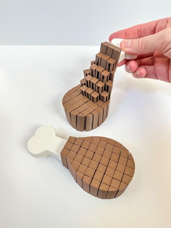 Pixel Turkey Leg Fidget