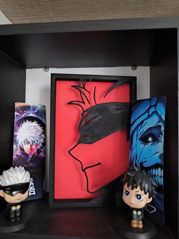 Marco silueta Satoru Gojo