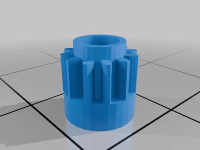 12 Tooth pinion gear with 3.35mm shaft bore