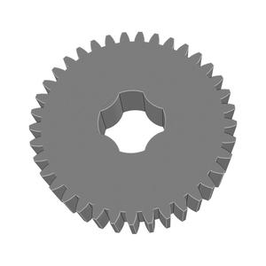 Gear Wheel PLN TTH37 BU00.75 SFT-SHD - SPN-GWH-0127