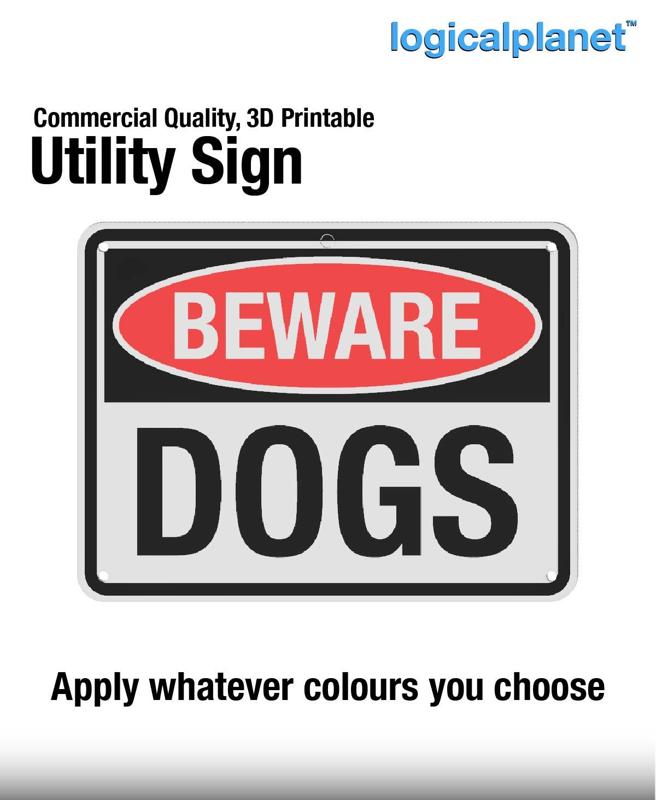 BEWARE | DOGS Sign