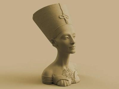 Queen of Egypt Bust Flower Pot
